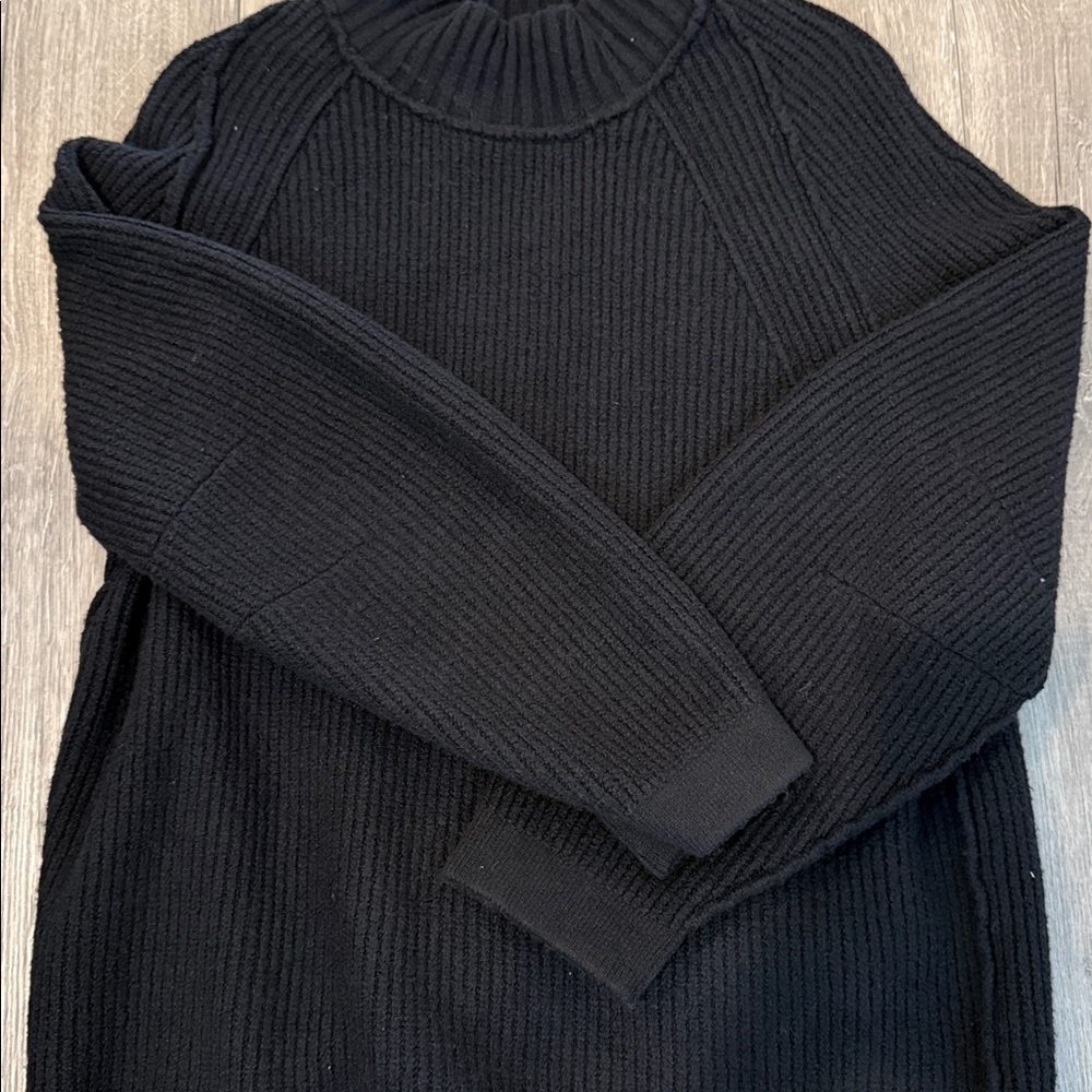 Free People Sunbeam Sweater | Small | Color Black - Picture 6 of 6